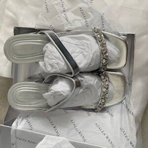 Evening, event, wedding ready Shoes Silver 9.5